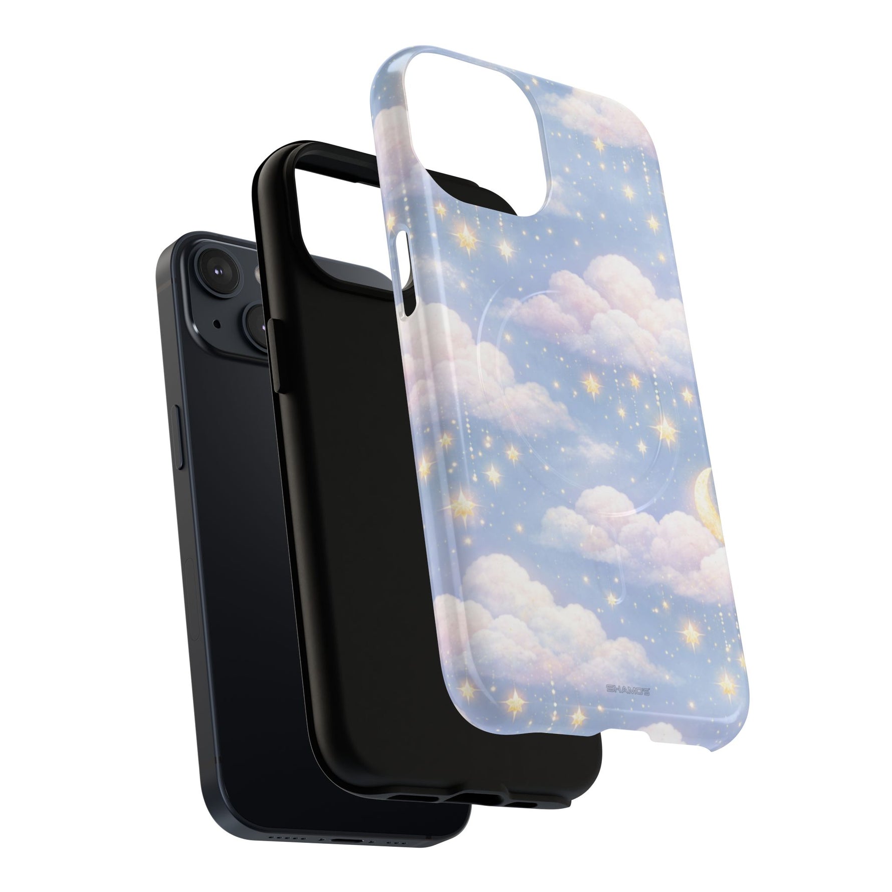 Starlit Clouds i Phone Case with MagSafe - iPhone 17 / Glossy - Shamo's