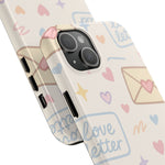 Pastel Love Letter Hearts Impact Phone Case  Shamo's