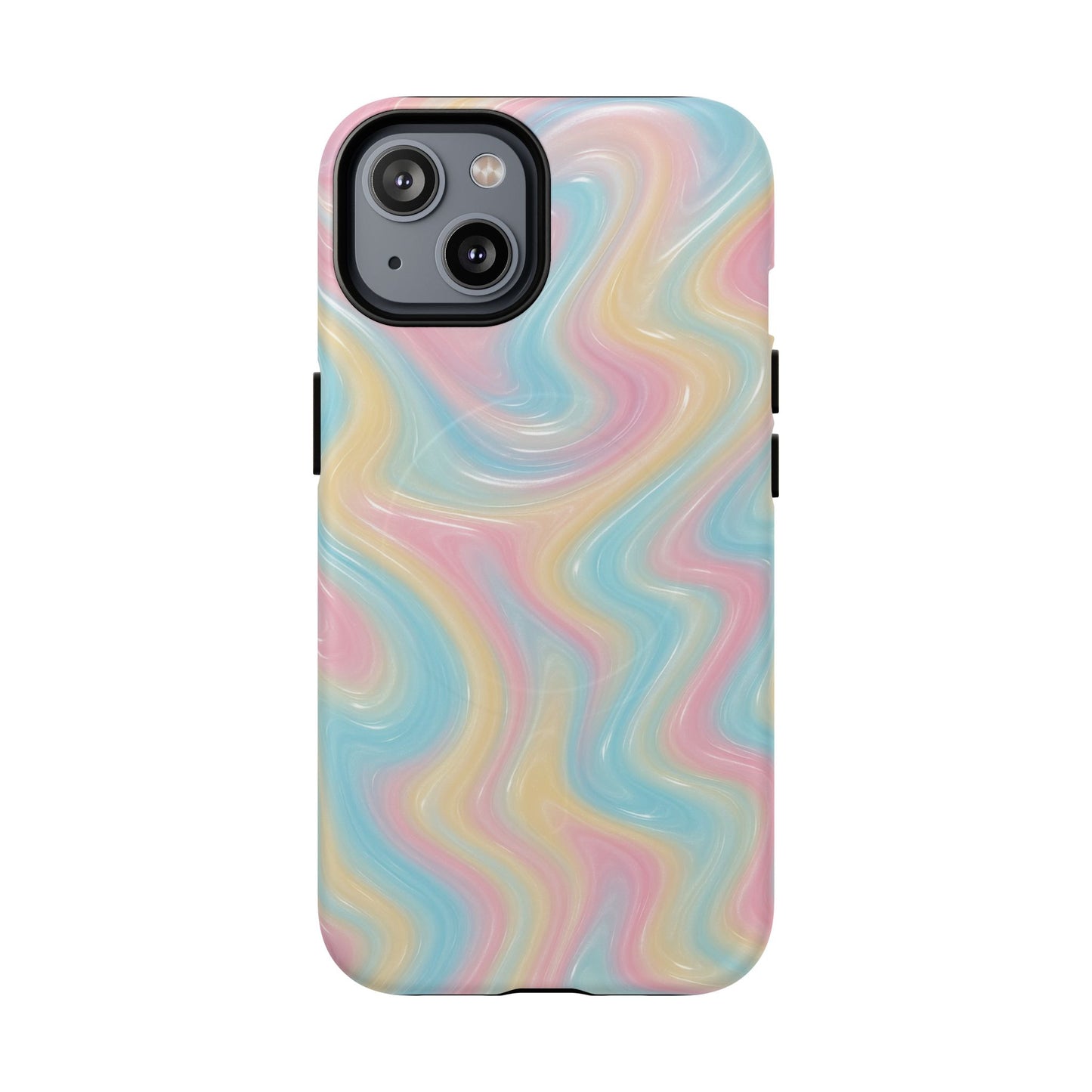 Rainbow Marble Swirl iPhone Case with MagSafe - Shamo's