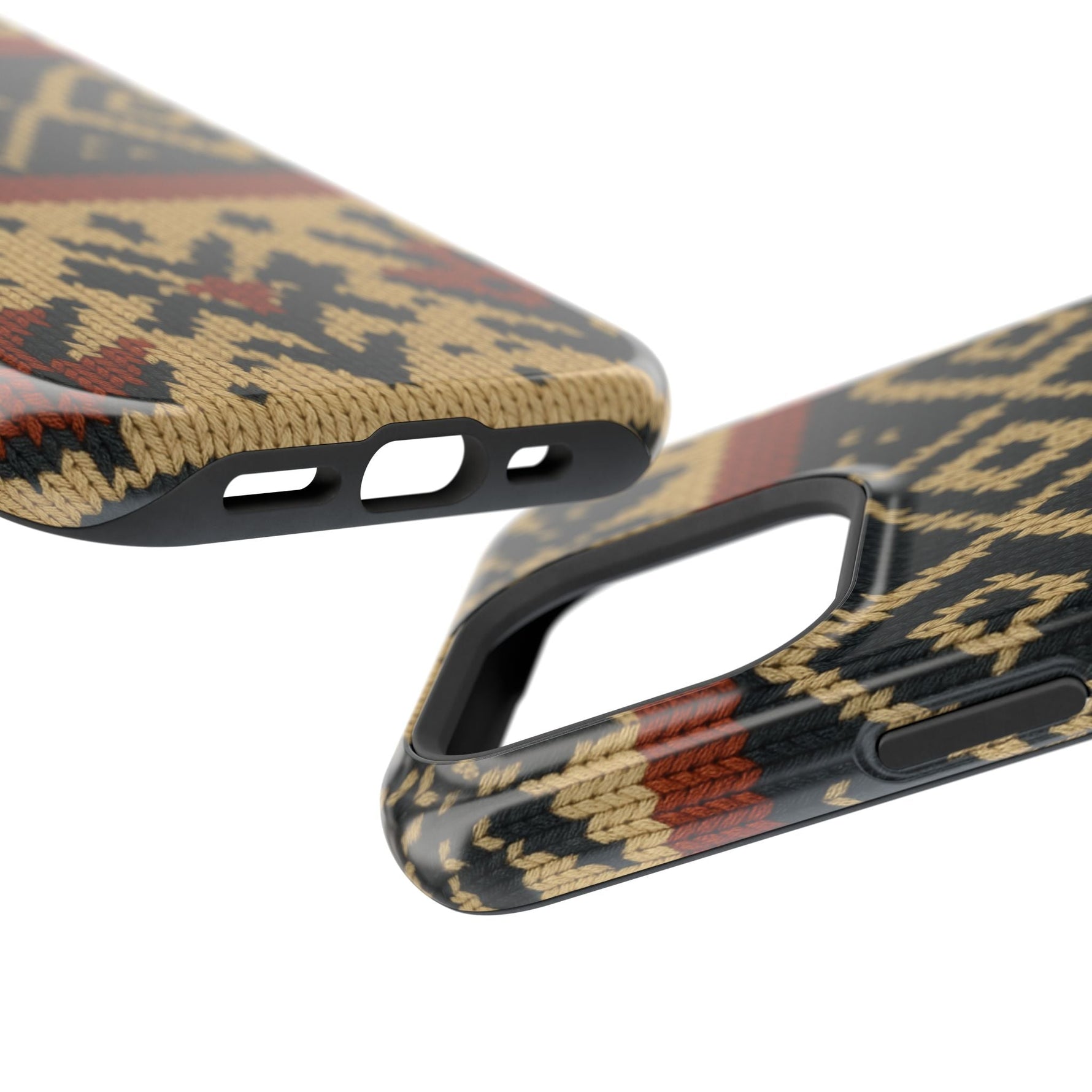 Nordic Knit Pattern MagSafe Impact-Resistant iPhone Case  Shamo's