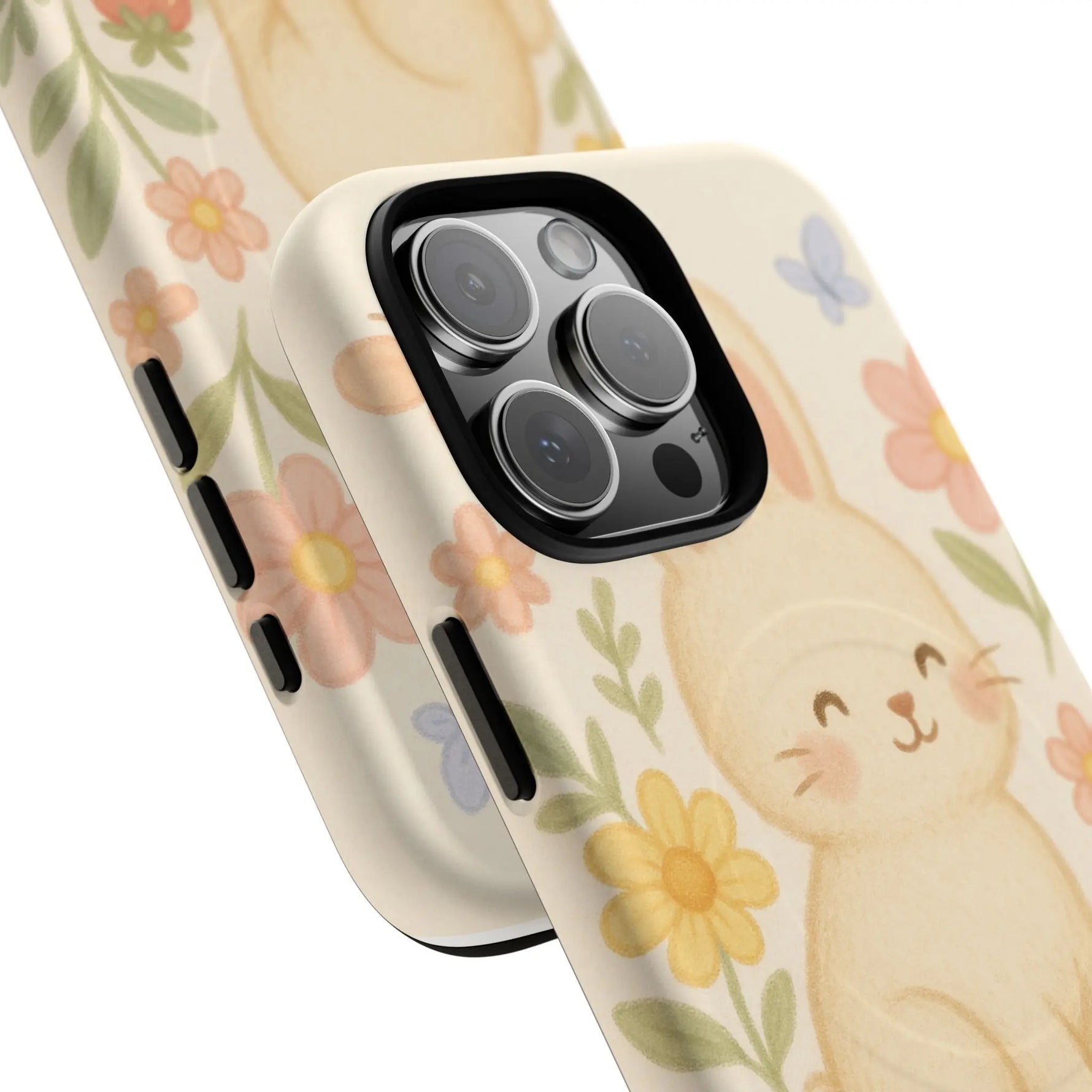 Fluffy Bunny Garden iPhone Case with MagSafe  Shamo's