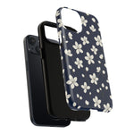 Navy Blossom Floral iPhone Case | MagSafe  Shamo's