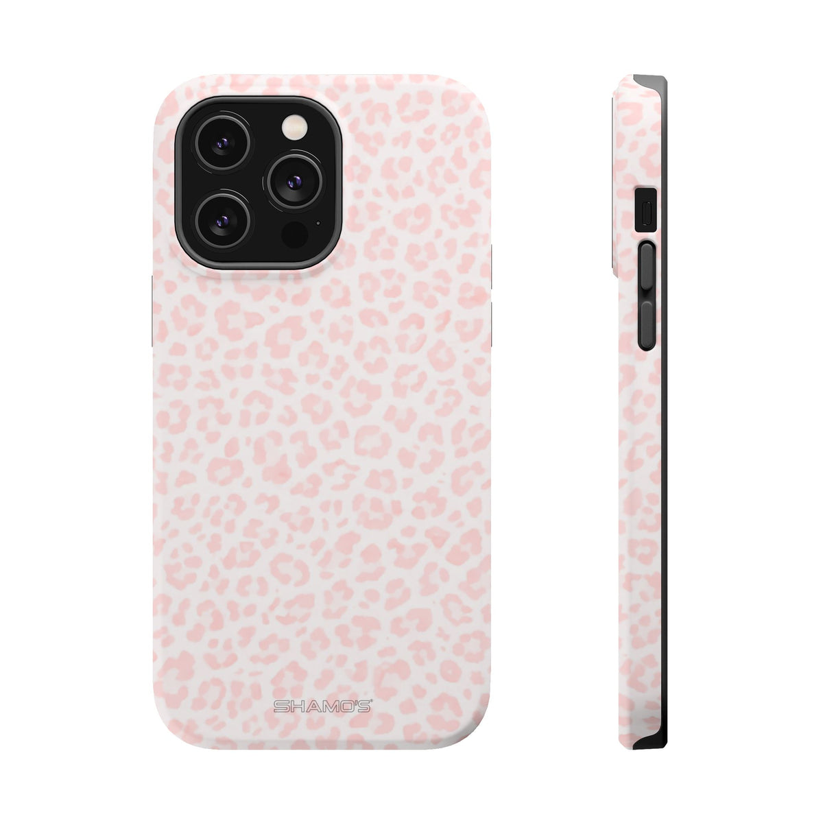 Pink Leopard Impact-Resistant iPhone Case | MagSafe