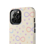 Infinity Pattern Tough Phone Case — Pastel Hearts & Stars  Shamo's