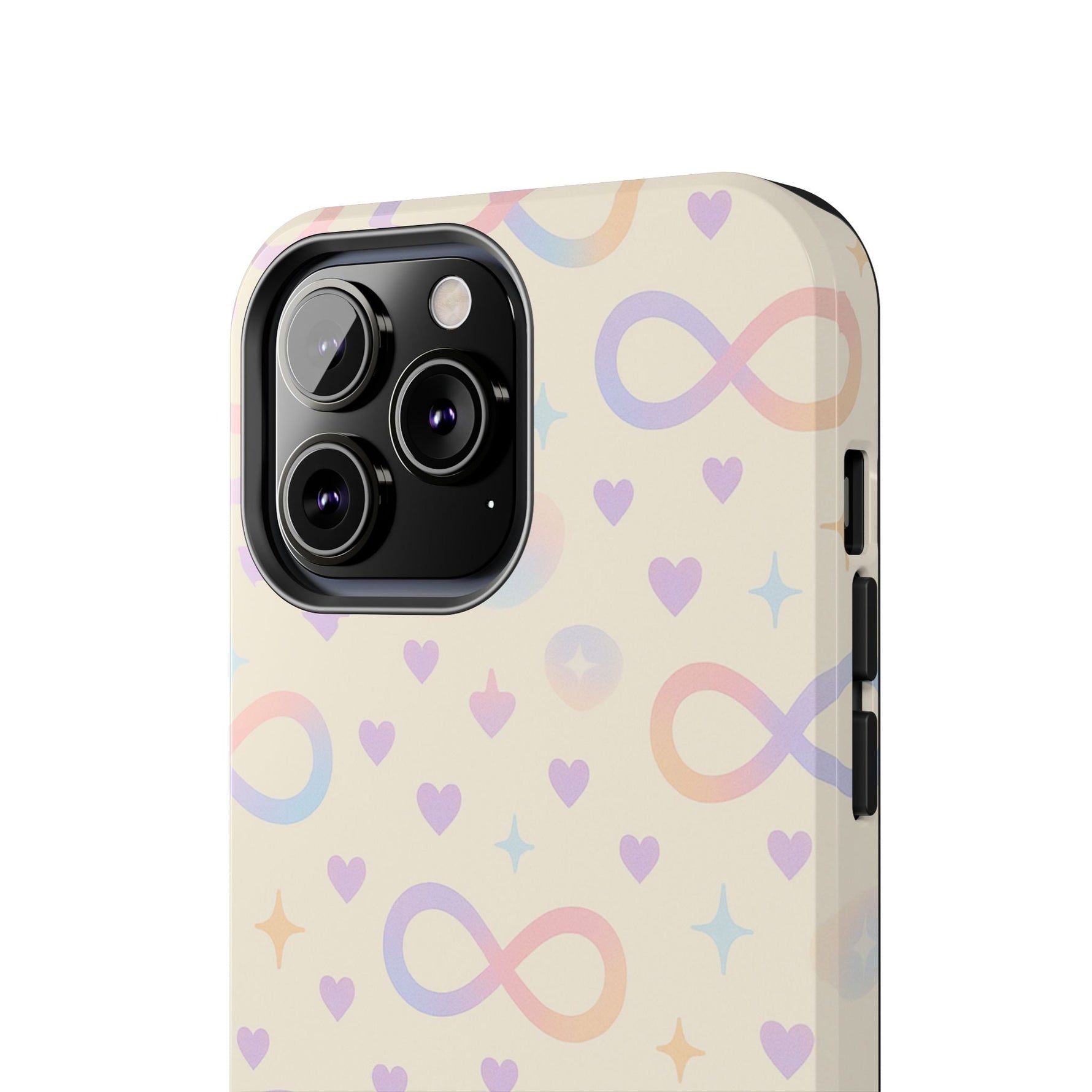 Infinity Pattern Tough Phone Case — Pastel Hearts & Stars  Shamo's