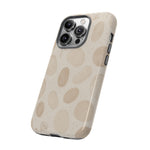 Neutral Pebble Pattern Tough iPhone Case  Shamo's