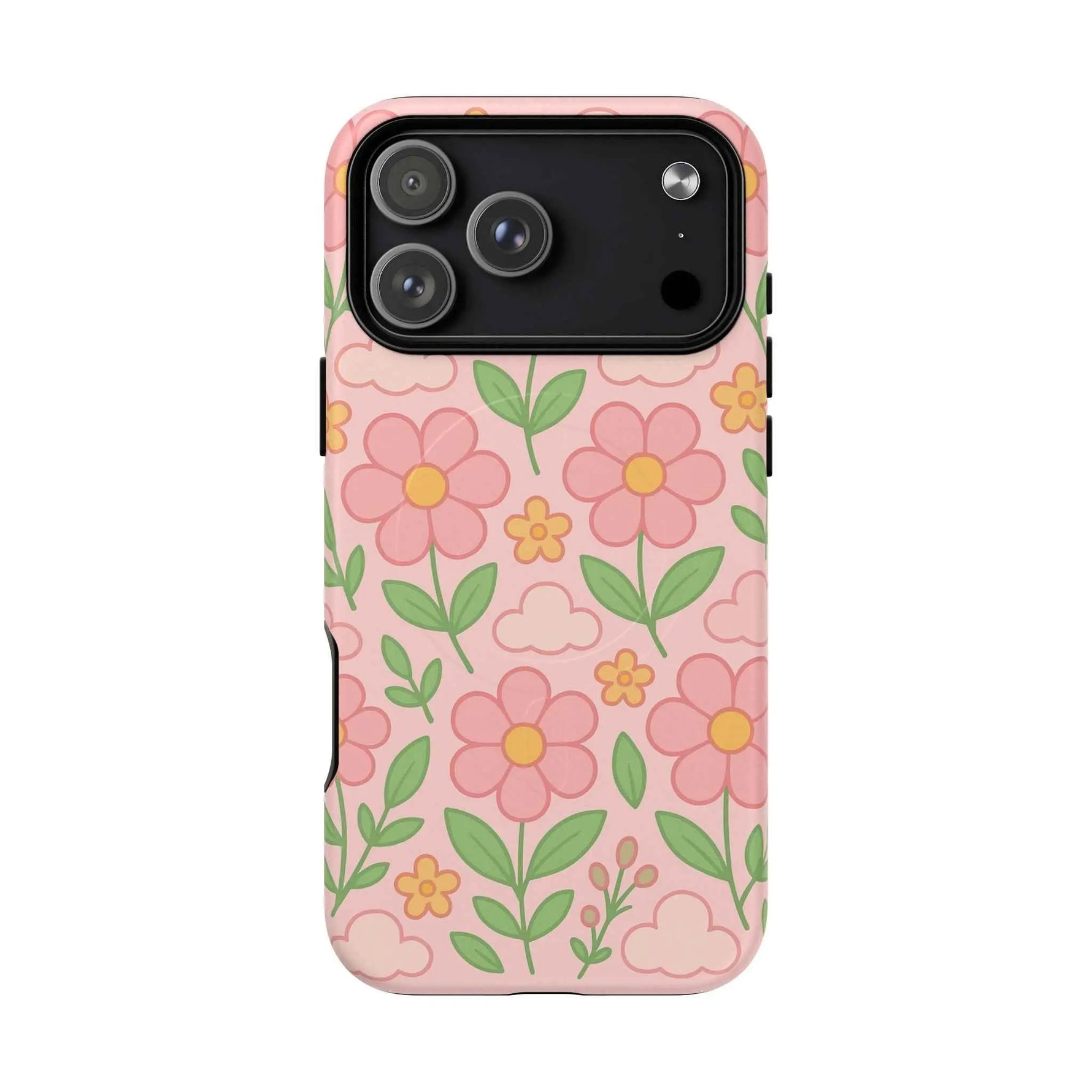 Floral Tough MagSafe Magnetic Phone Case - Stylish Protection for Your Device
