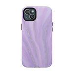 Lavender Marble iPhone Case with MagSafe - Shamo's