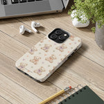 Cute Pastel Bear Impact Phone Case | Heart & Star Kawaii Pattern