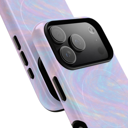 Luxury Series Iridescent Swirl iPhone Case with MagSafe