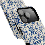Lisbon Tile – Blue Ornamental MagSafe Phone Case