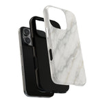Classic White Marble iPhone Case with MagSafe  Shamo's