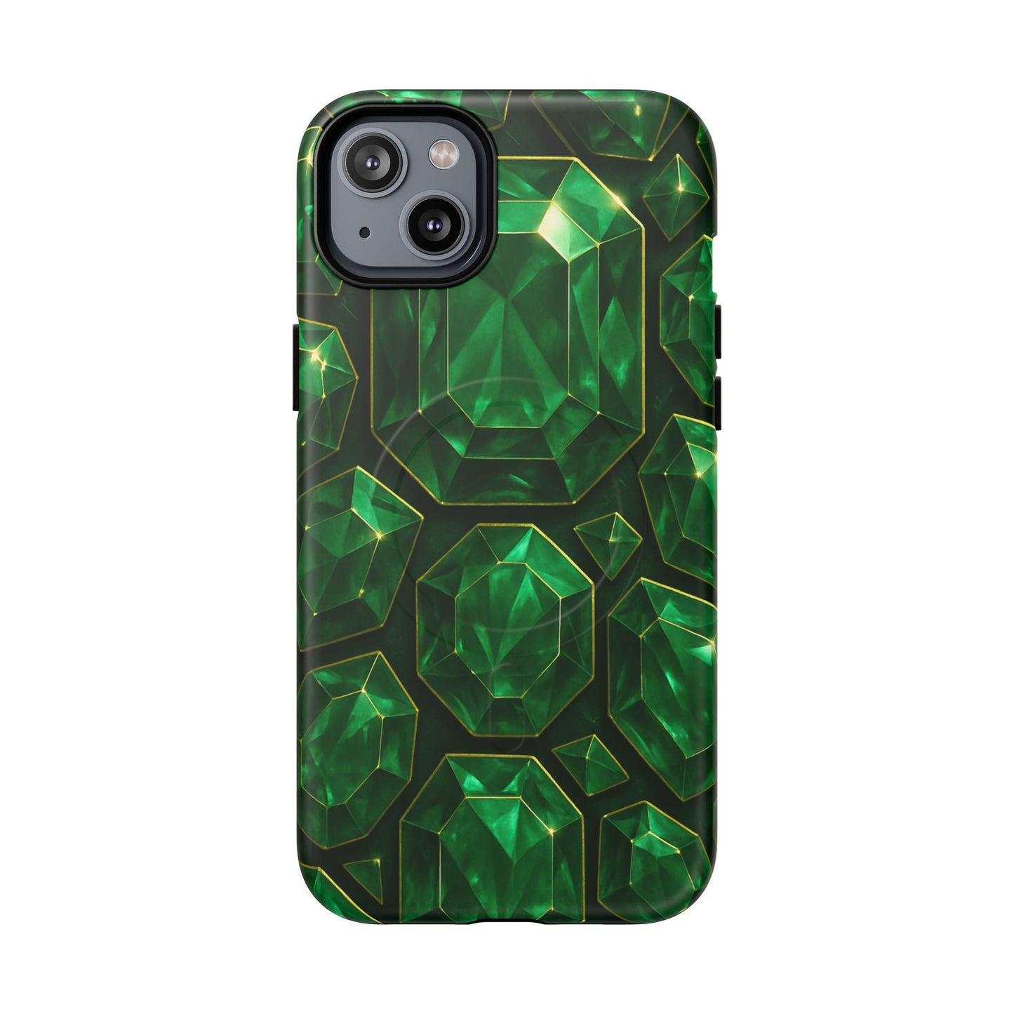 Luxury Series Emerald Gem iPhone Case with MagSafe - Shamo's