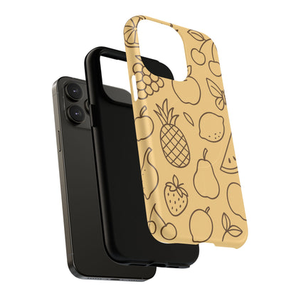 Fruity Drawing Design iPhone Case | Compatible with MagSafe
