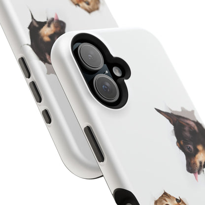 Impact-Resistant Cases with a cat and a dog