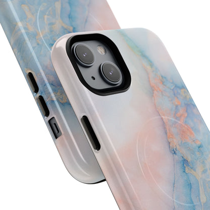 Marble Pastel iPhone Case (MagSafe compatible)