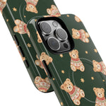 Funda para iPhone con diseño de osito de peluche y corazón (con MagSafe)