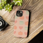 Autumn Cozy iPhone Case – Pumpkin, Heart & Coffee Cup Pattern  Shamo's