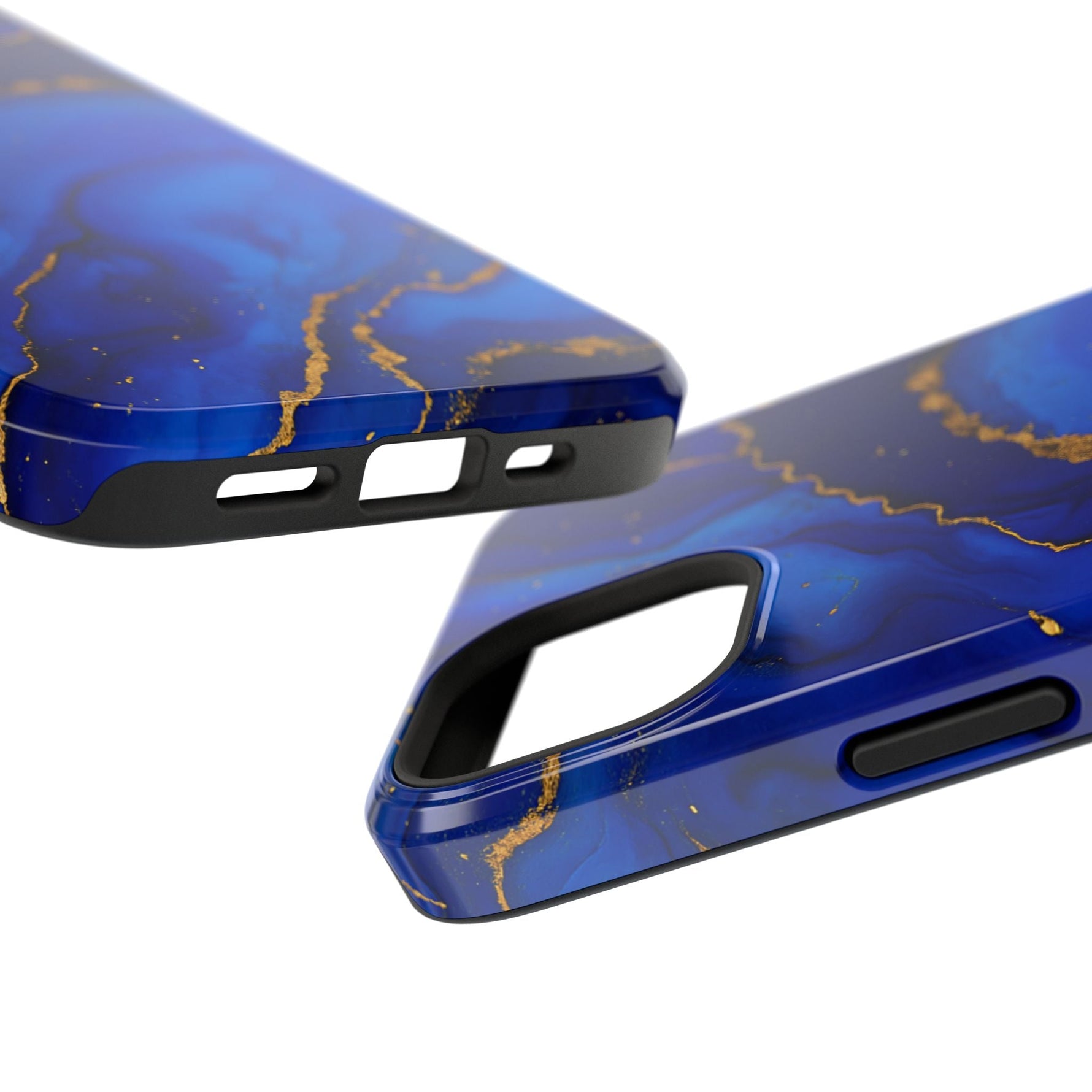 Blue Gold Marble Phone Case  Shamo's