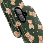 Funda para iPhone con diseño de osito de peluche y corazón (con MagSafe)