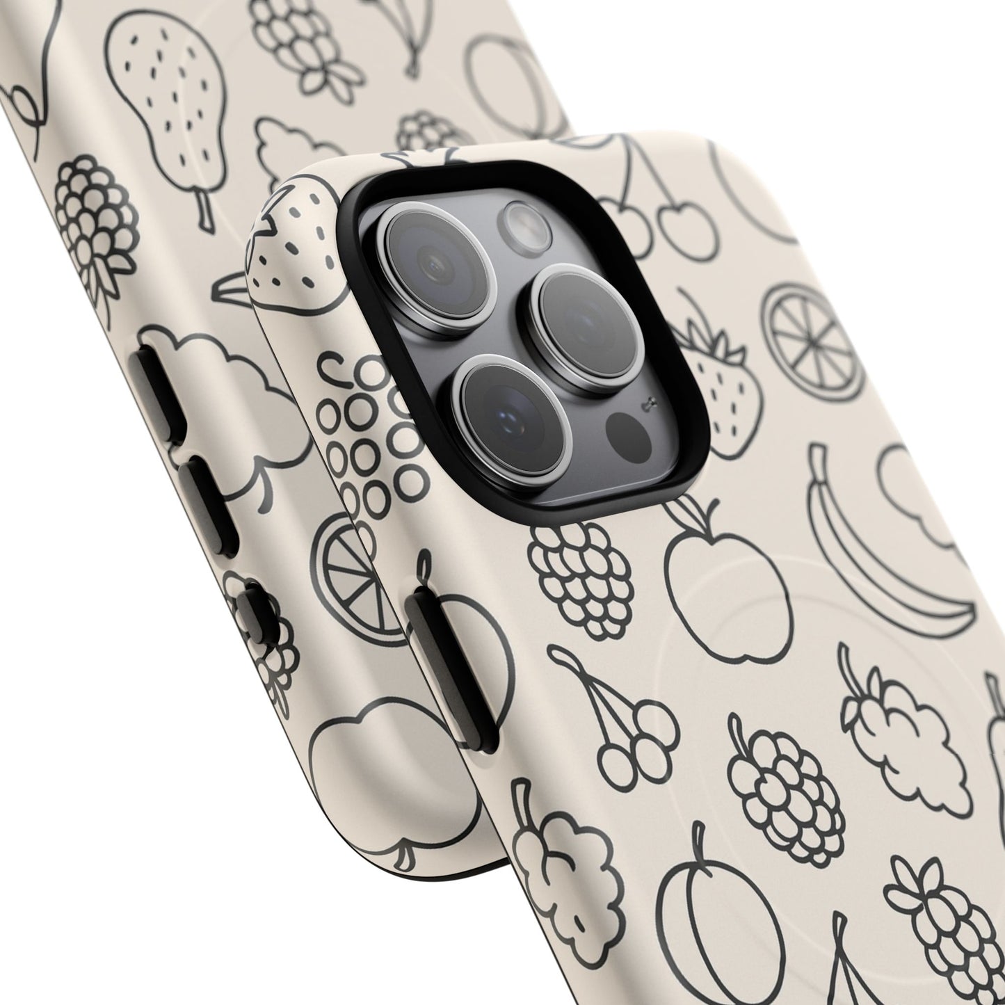 Fruit Pattern Tough iPhone Case | Compatible with MagSafe