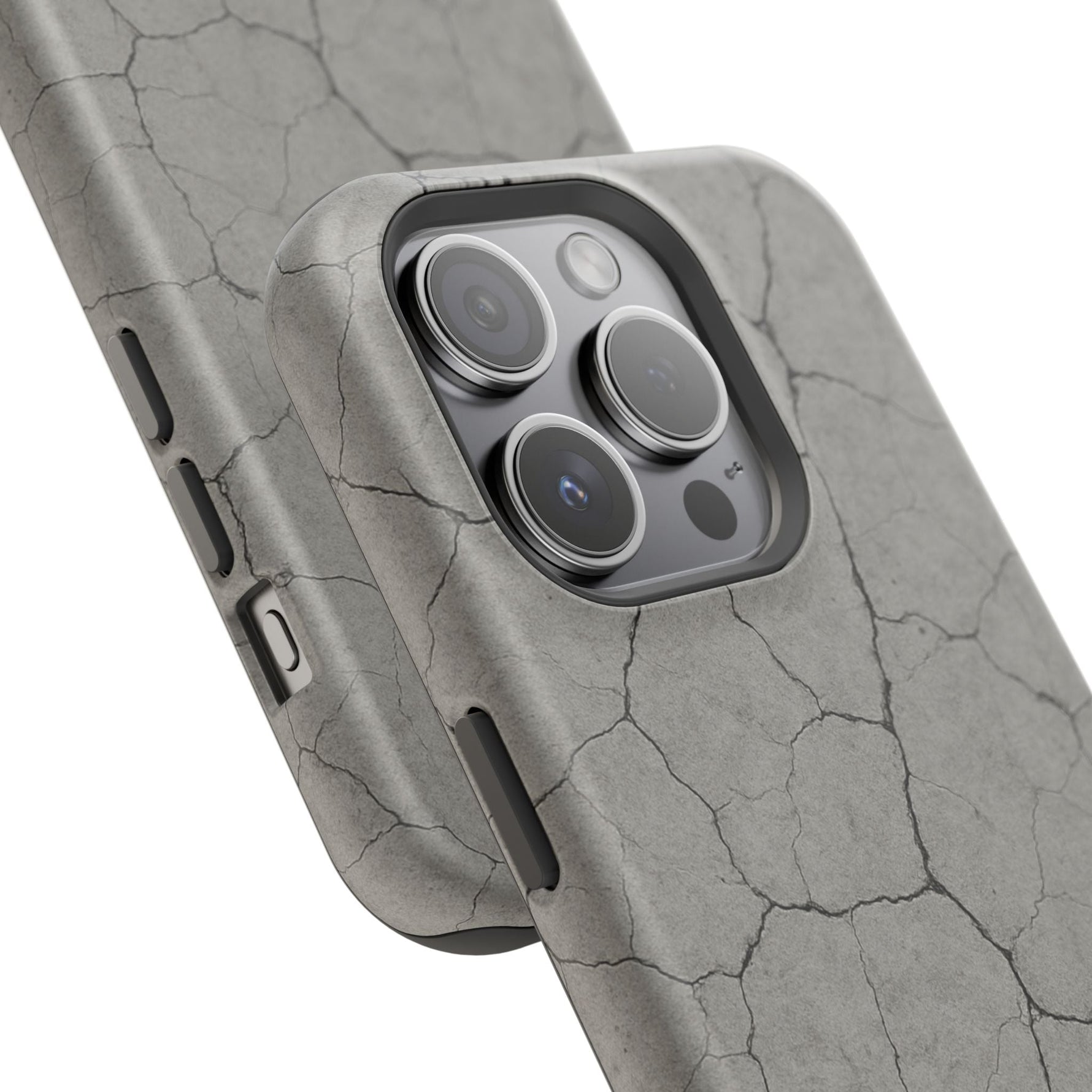 Cracked Concrete Texture iPhone Case with MagSafe compatibility  Shamo's