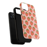 Strawberry Pattern Magnetic Phone Case | Berry Sweet Love
