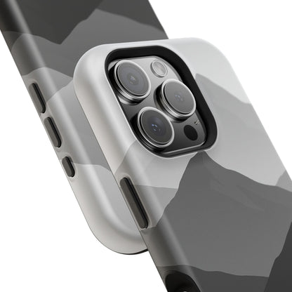 Monochrome Mountain Design iPhone Case | MagSafe  Shamo's