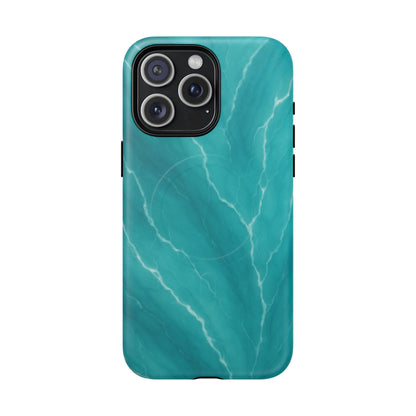 Ocean Aura Marble iPhone Case — MagSafe Compatible - Shamo's