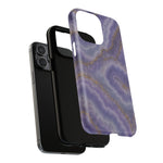 Purple Agate Marble iPhone Case with MagSafe - Shamo's