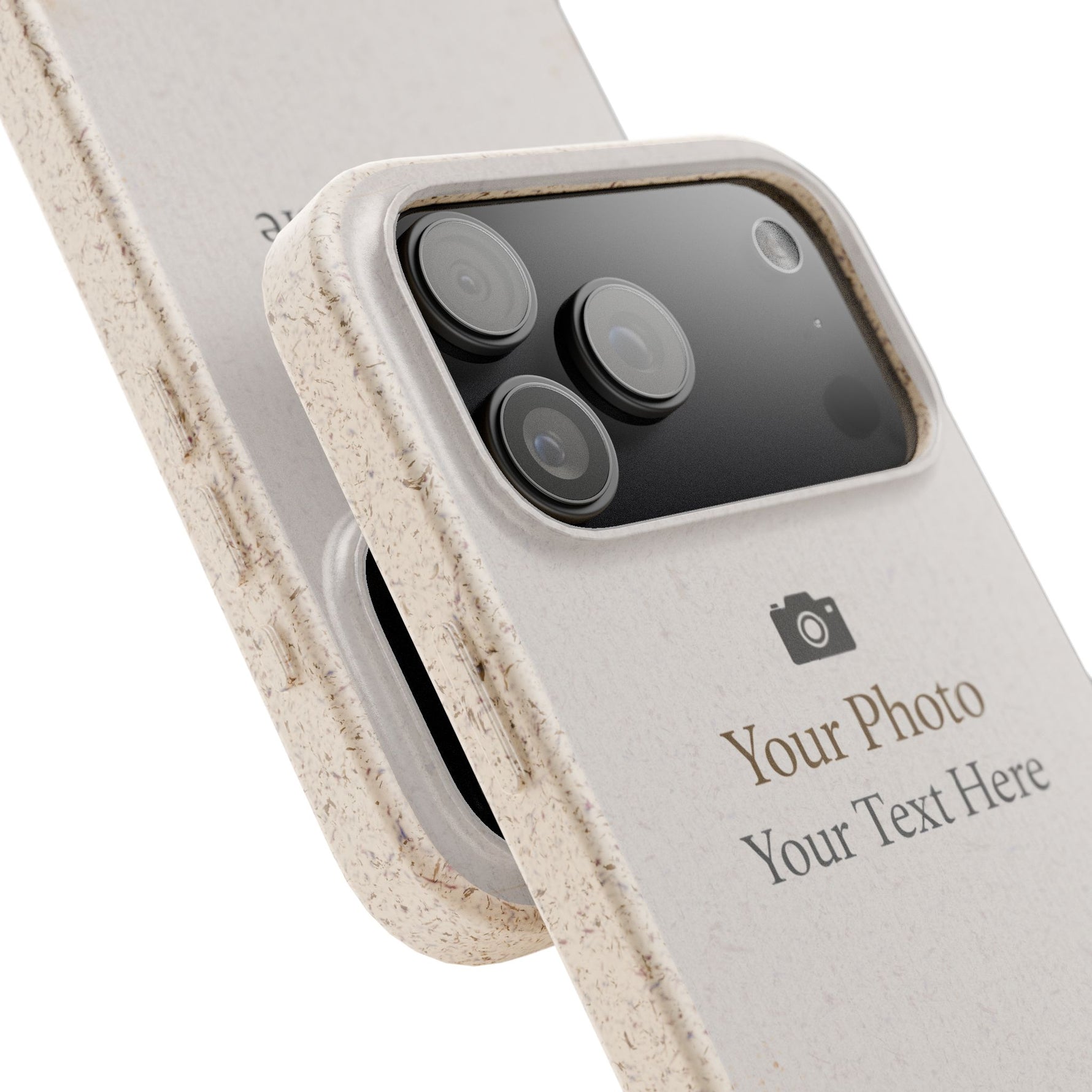 Personalizable Biodegradable Custom Phone Case | Add your own Photo and Text - iPhone 17 Pro Max - Shamo's