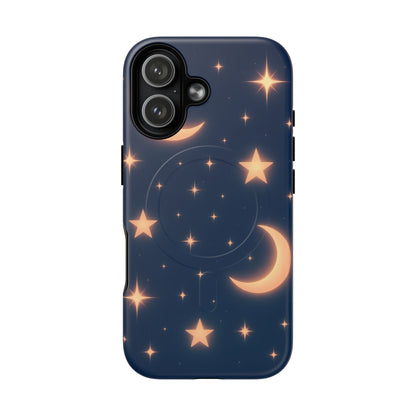 Moon Glow Magic Case for iPhone - Star and Moon Design | MagSafe