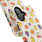Cute Kawaii Fun Fruit Pattern Magnetic Impact-Resistant iPhone Case with MagSafe Compatibility
