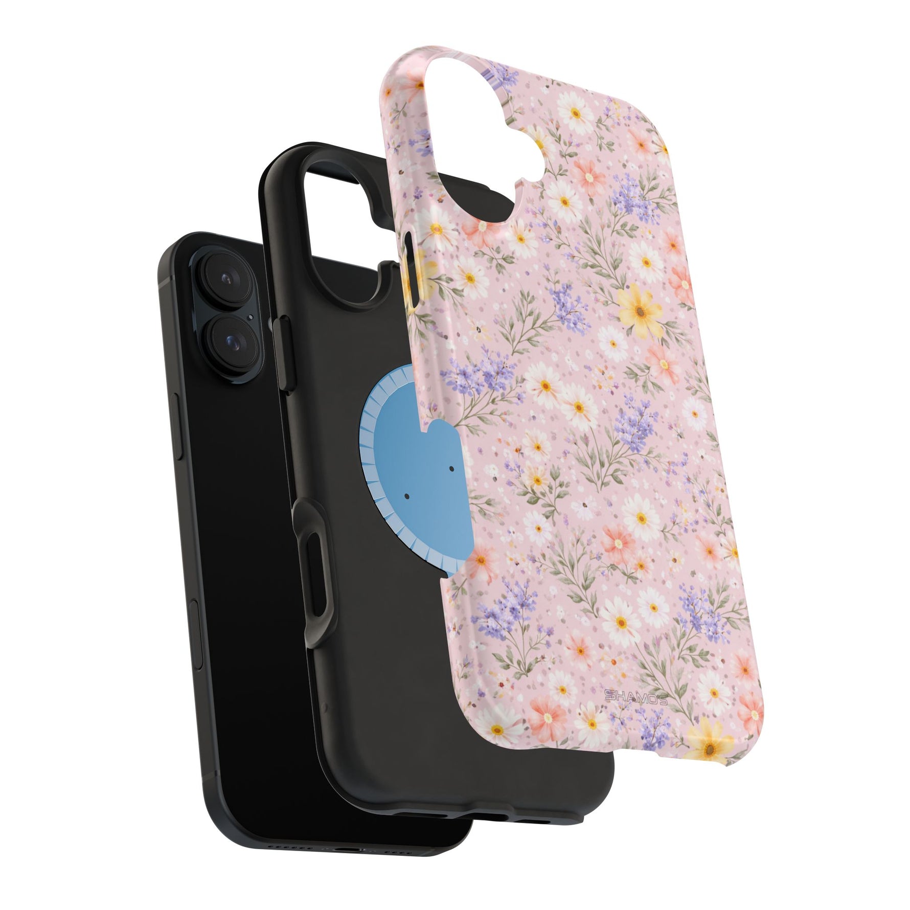 Pastel Floral MagSafe Compatible Magnetic Impact Phone Case