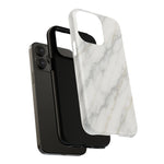 Classic White Marble iPhone Case with MagSafe  Shamo's