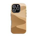 Neutral Desert Wave Design iPhone Case | MagSafe  Shamo's iPhone 16 Pro / Matte
