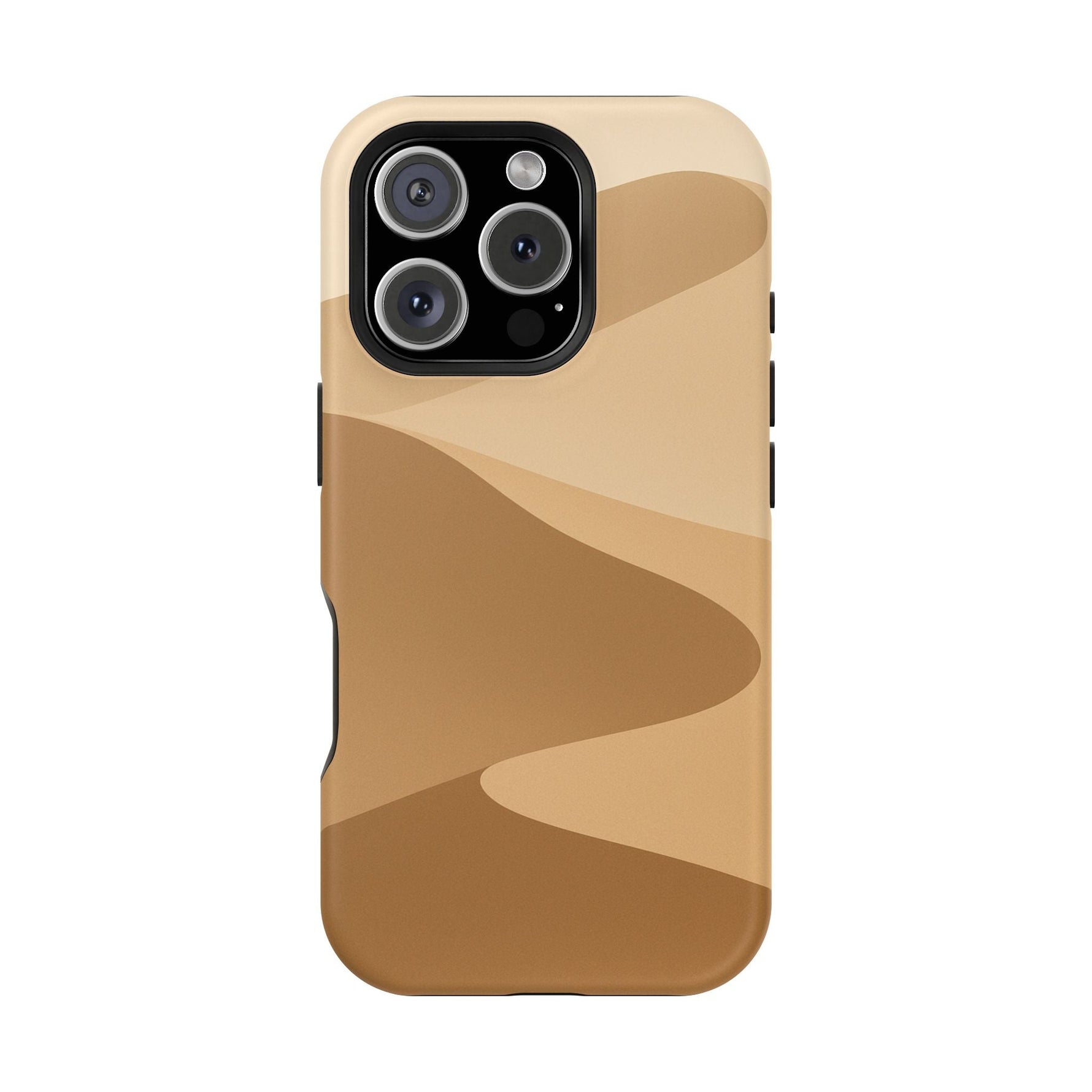 Neutral Desert Wave Design iPhone Case | MagSafe  Shamo's iPhone 16 Pro / Matte