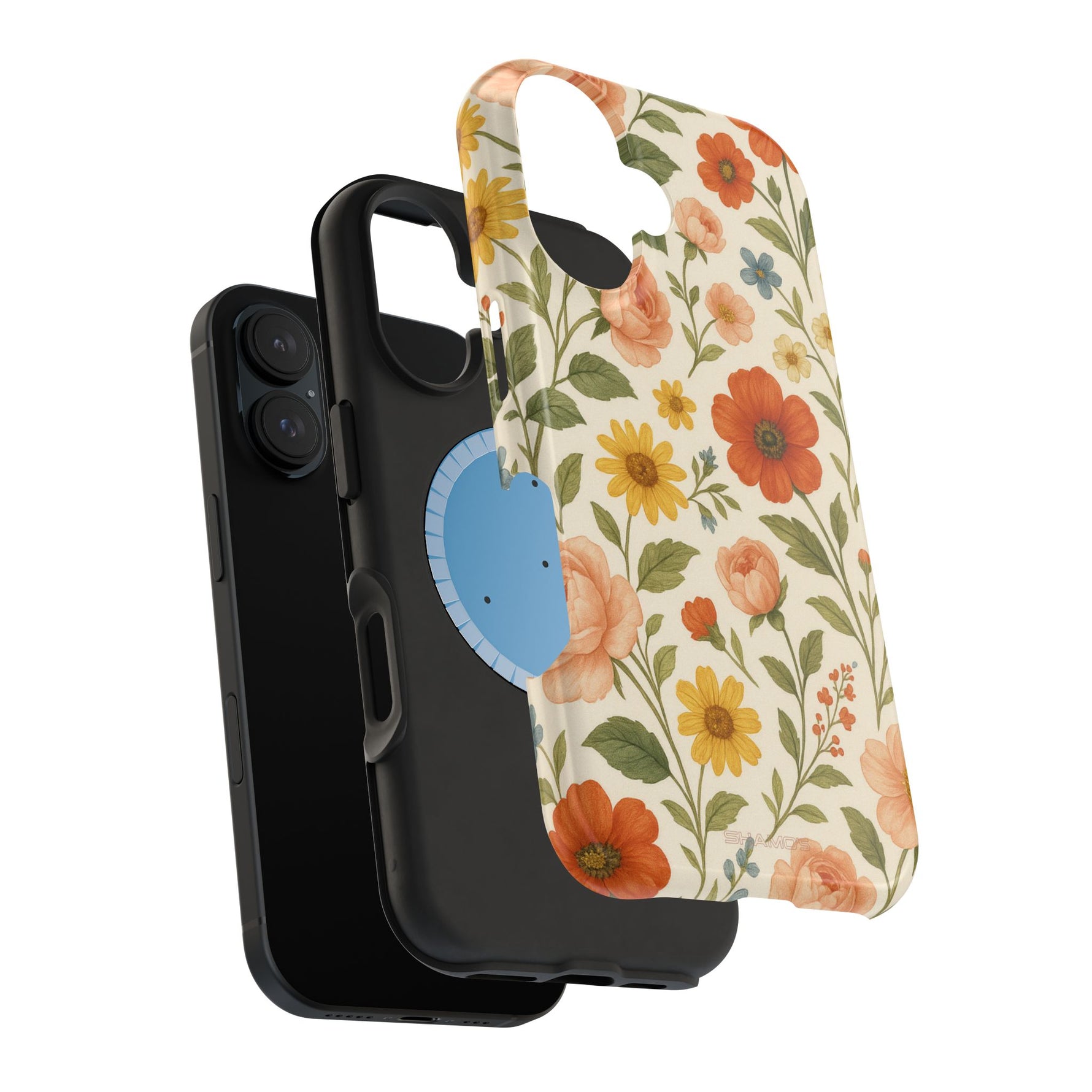 Floral Vintage Garden iPhone Case — with MagSafe