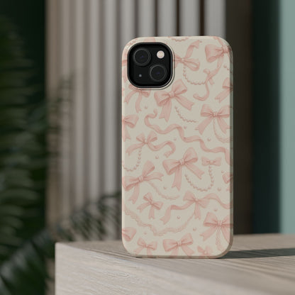 Coquette Bows Pattern iPhone Case | MagSafe