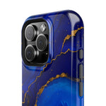 Blue Gold Marble Phone Case  Shamo's