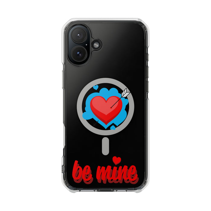 Magnetic Clear Phone Case | Compatible with MagSafe | Be Mine Love Edition