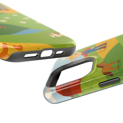 Farm-Themed Impact-Resistant MagSafe Phone Case
