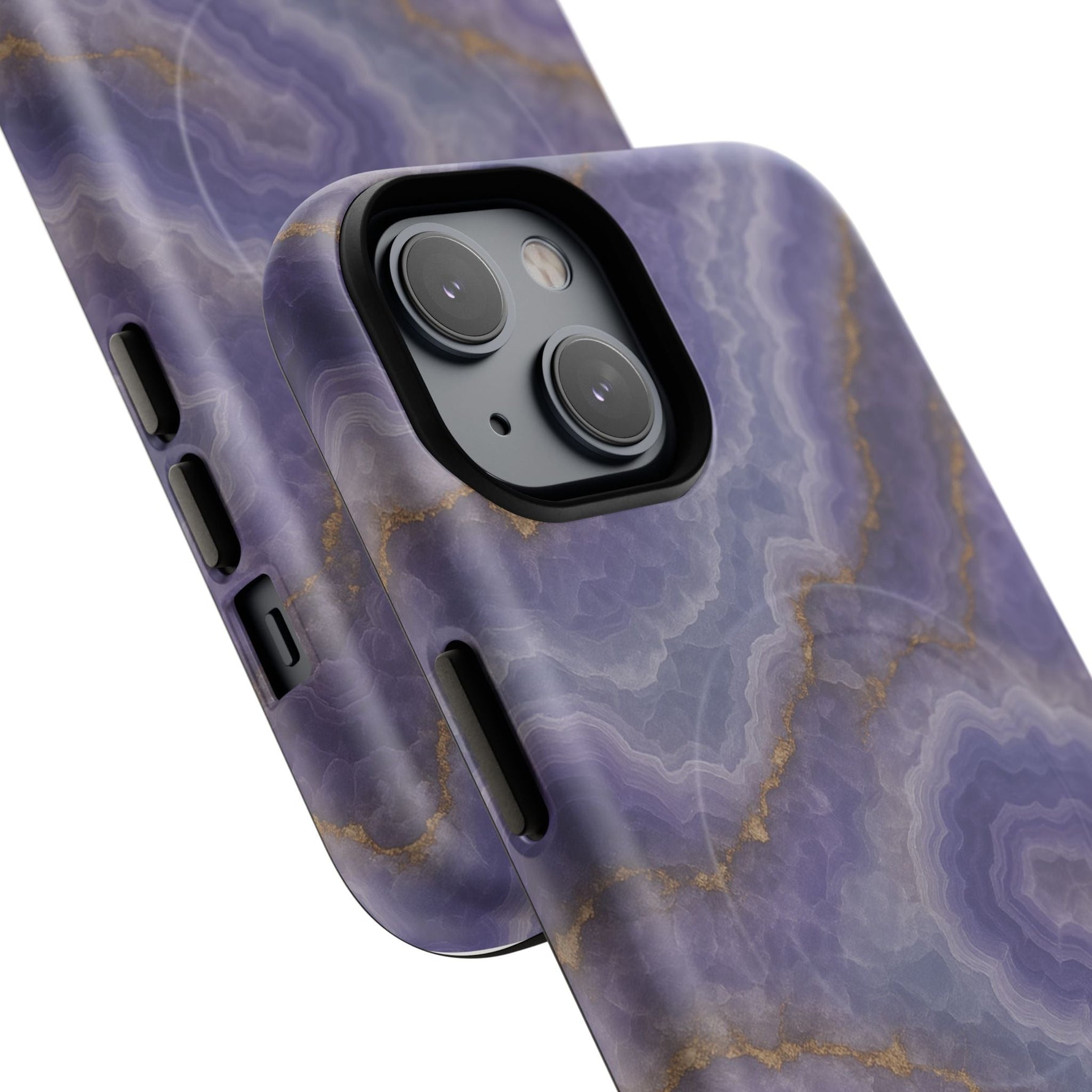Purple Agate Marble iPhone Case with MagSafe  Shamo's