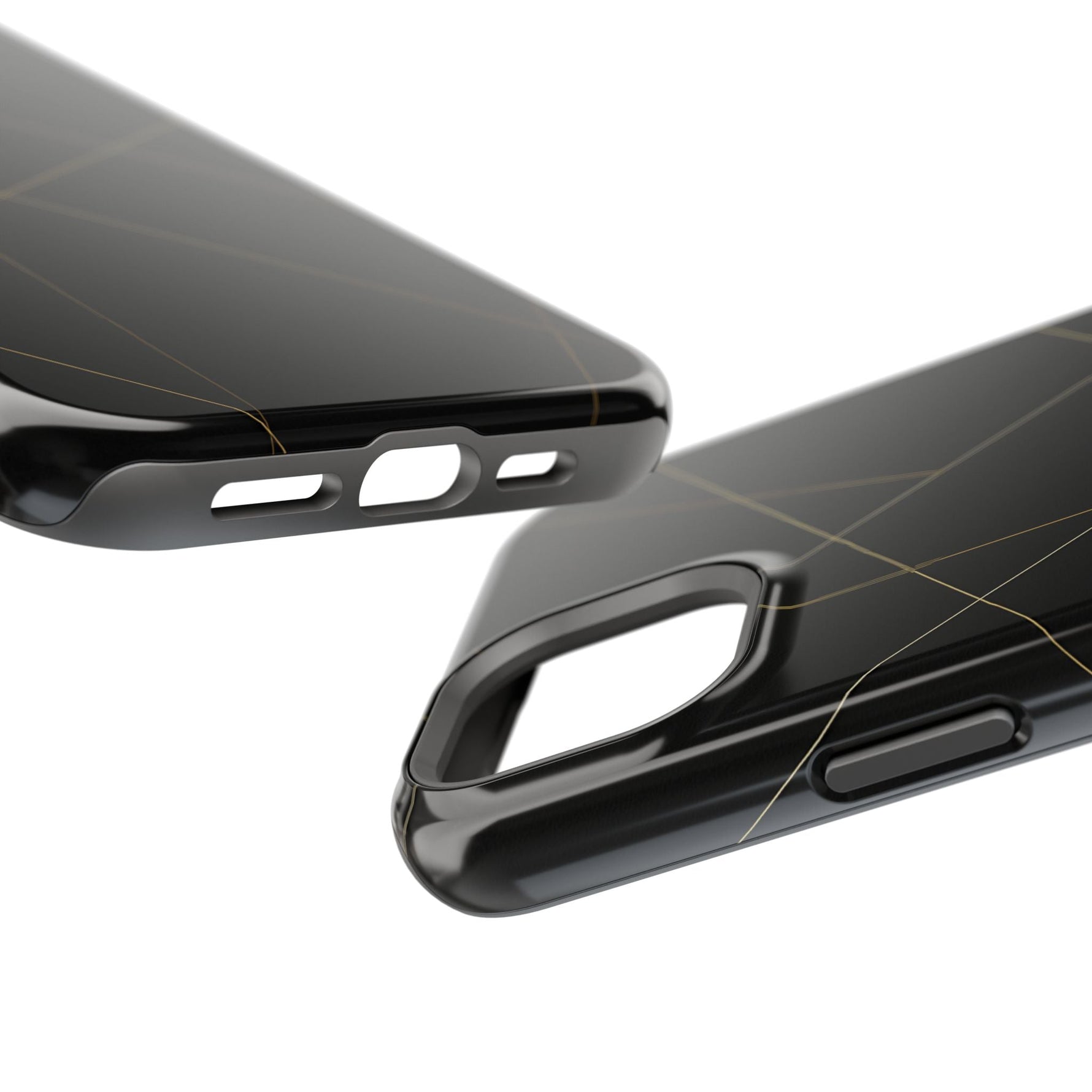 Black Geometric Design iPhone Case | MagSafe  Shamo's