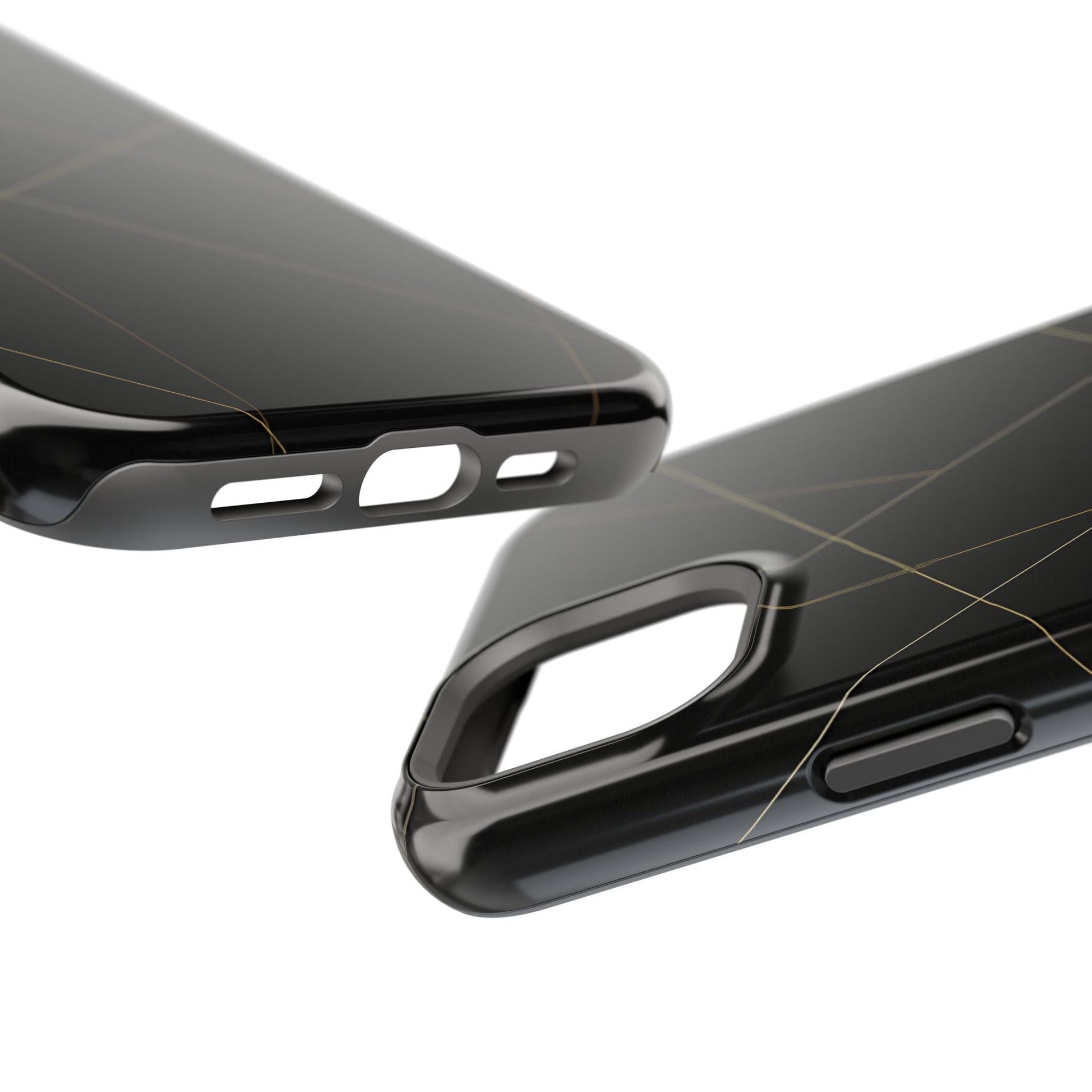 Black Geometric Design iPhone Case | MagSafe  Shamo's