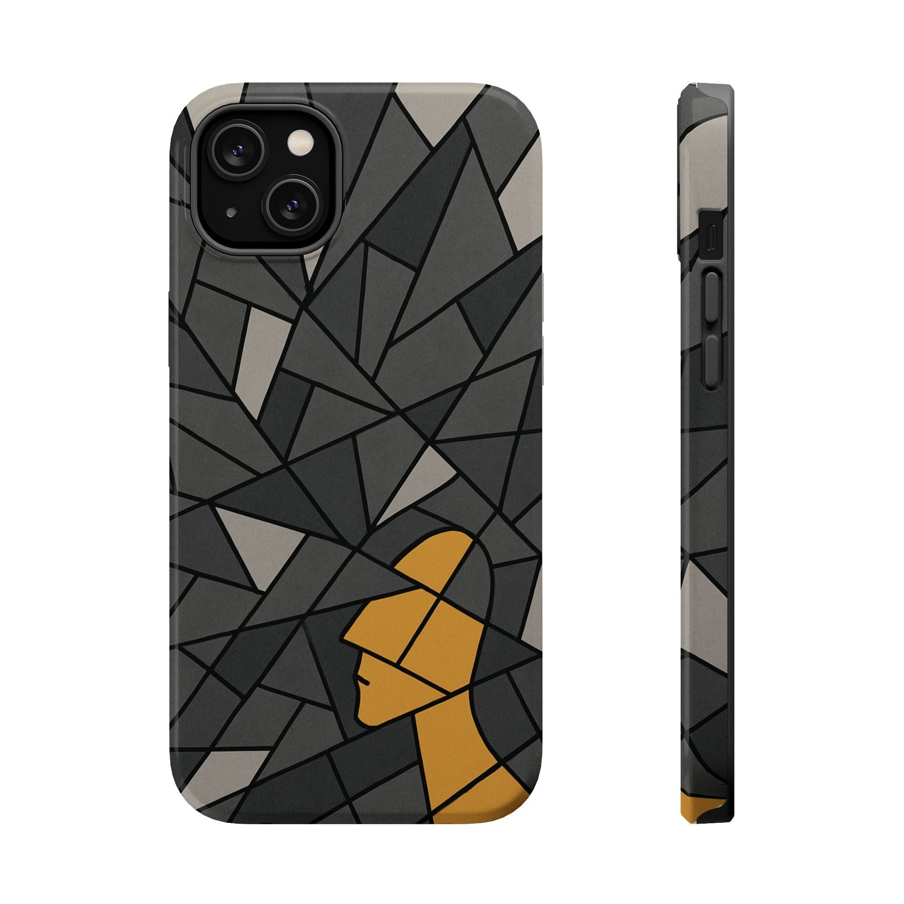 “Rebuilding Myself” Abstract iPhone Case — Magnetic MagSafe Impact-Resistant  Shamo's iPhone 14 Plus / Glossy