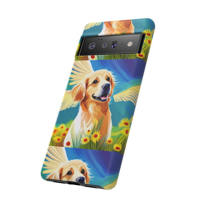 Tough Cases Golden Retriever with Wings Phone case