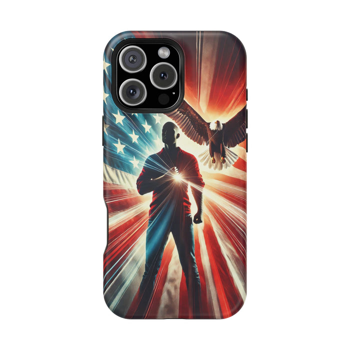 Magnetic Tough Phone Case with MagSafe Compatibility - Proud American Design Edition