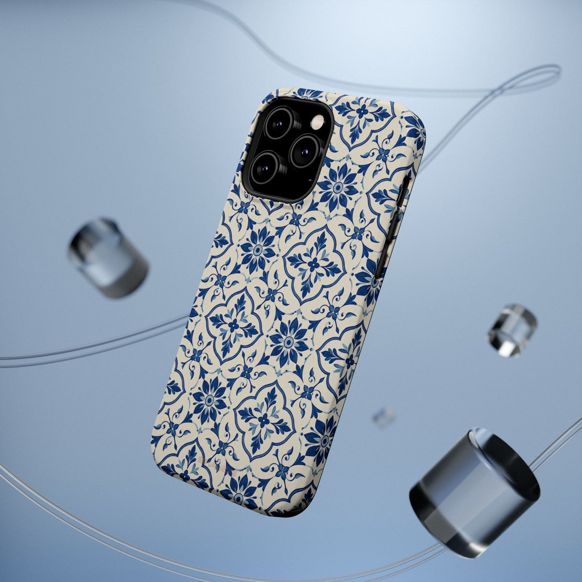 Lisbon Tile – Blue Ornamental MagSafe Phone Case