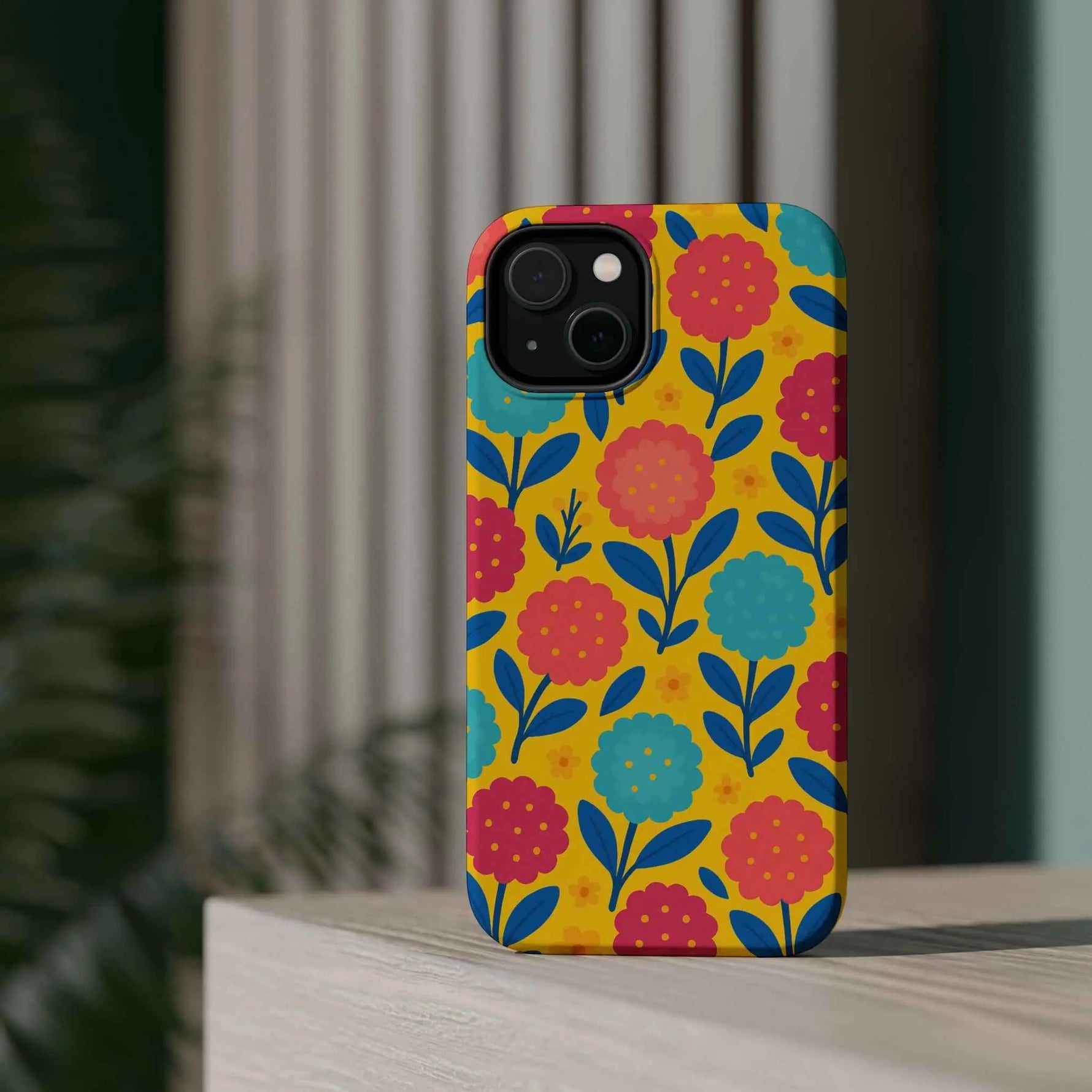 Vibrant Floral MagSafe Phone Case